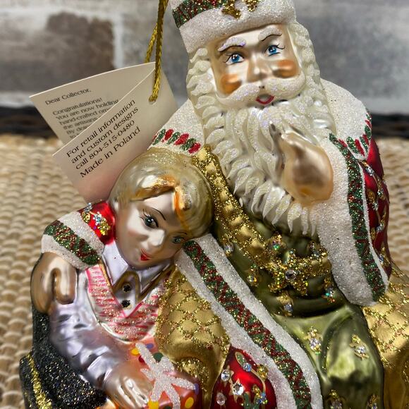 Royal Christmas Zachary Woolley Krystyna Gawlik UCP Ornament Handcrafted Glass - Picture 2 of 16